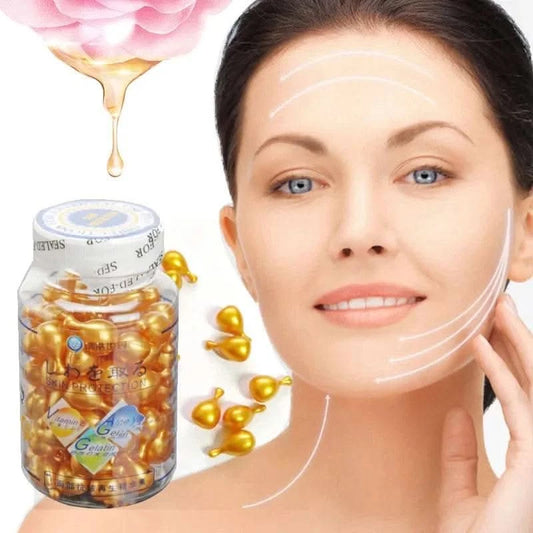 3pcs Vitamin E Extract Capsules Moisturizing and hydrating Ve Serum Facial Capsule 90pcs/bottle - M & M Global