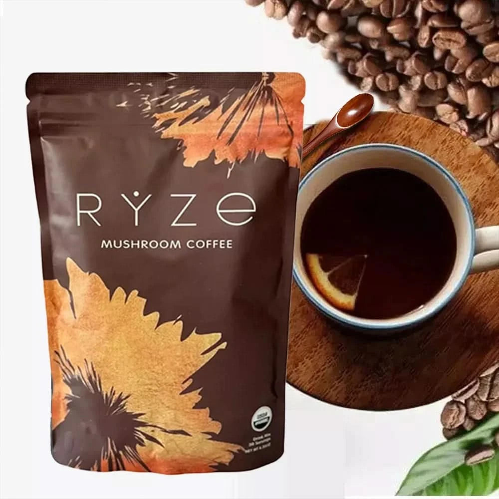 Organic Mushroom Coffee - Shiitake, Cordyceps, Supports Immune, Focus, Concentration, Stress, Digestion & Energy - 1 Pack - M & M Global
