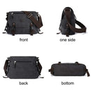 Classic Men Shoulder Bag Men's New Canvas Messenger Bag Outdoor Leisure Travel Multi Pockets Satchel Handbags Men's Designer Bag - M & M Global
