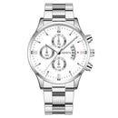 2023 Fashion Men Gold Stainless Steel Watch Luxury Calendar Quartz Wrist Watch Mens Business Watches for Man Clock Reloj Hombre - M & M Global