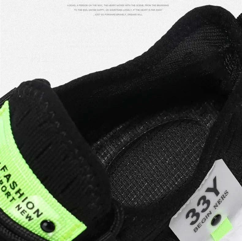 Breathable Mesh Men Shoes Trendy Lightweight Walking Flats Plus Size Male Tennis Sneakers Outdoor Running Fitness Shoes 2025 - M & M Global