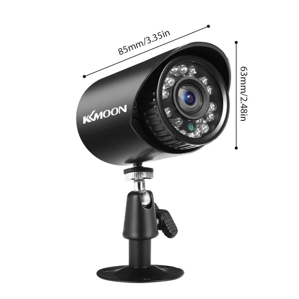 4pcs Full High Definition 1080P 2MP Security Analog Cameras Weatherproof CCTV Surveillance Camera Night Vision Motion Detection - M & M Global