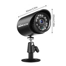 4pcs Full High Definition 1080P 2MP Security Analog Cameras Weatherproof CCTV Surveillance Camera Night Vision Motion Detection - M & M Global