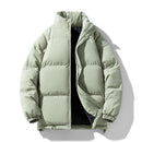 Winter Parka Men Brown Thick Warm Jackets Big Size Oversize Cotton Padded Windbreaker Outwear Waterproof Loose Coats