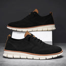 YRZL Men Casual Sports Shoes Anti Slip Wear-Resistant Breathable Cushioning Color Blocking Design Versatile Casual Sports Shoes - M & M Global