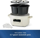 MultiMeal Multicooker and Programmable Slow Cooker with Bake Function, Oat Milk - M & M Global