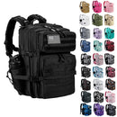 LHI 45L/35L/25L Tactical Backpack for Men and Women Waterproof Athlete Gym Outdoor Bag Travel Hiking Rucksack with Bottle Holder - M & M Global