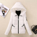 Women's Short Coat 2025 Winter New Student Thick Cotton Jacket Ladies Warm Hooded Coat Female Casual Down cotton Parka Overcoat