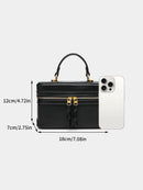 2024 summer new fashion all-in-one black single shoulder popular portable hard fashion small square bag - M & M Global