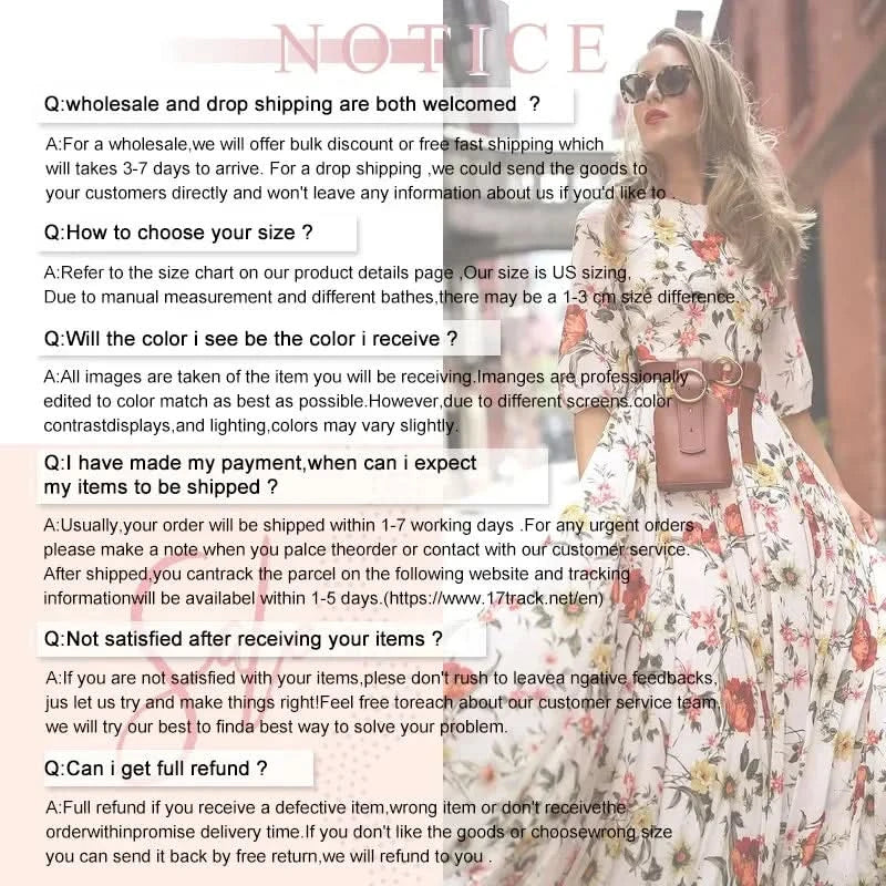 Wefads Long Dress Women Clothing Printed Long Sleeve V Neck Pleated Nipped Waist Slim Slit Casual Dresses Streetwear - M & M Global