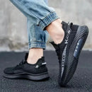 Net shoes a slip-on men's sports shoes net shoes breathable lazy shoes light soft sole casual shoes men's shoes 2024new - M & M Global