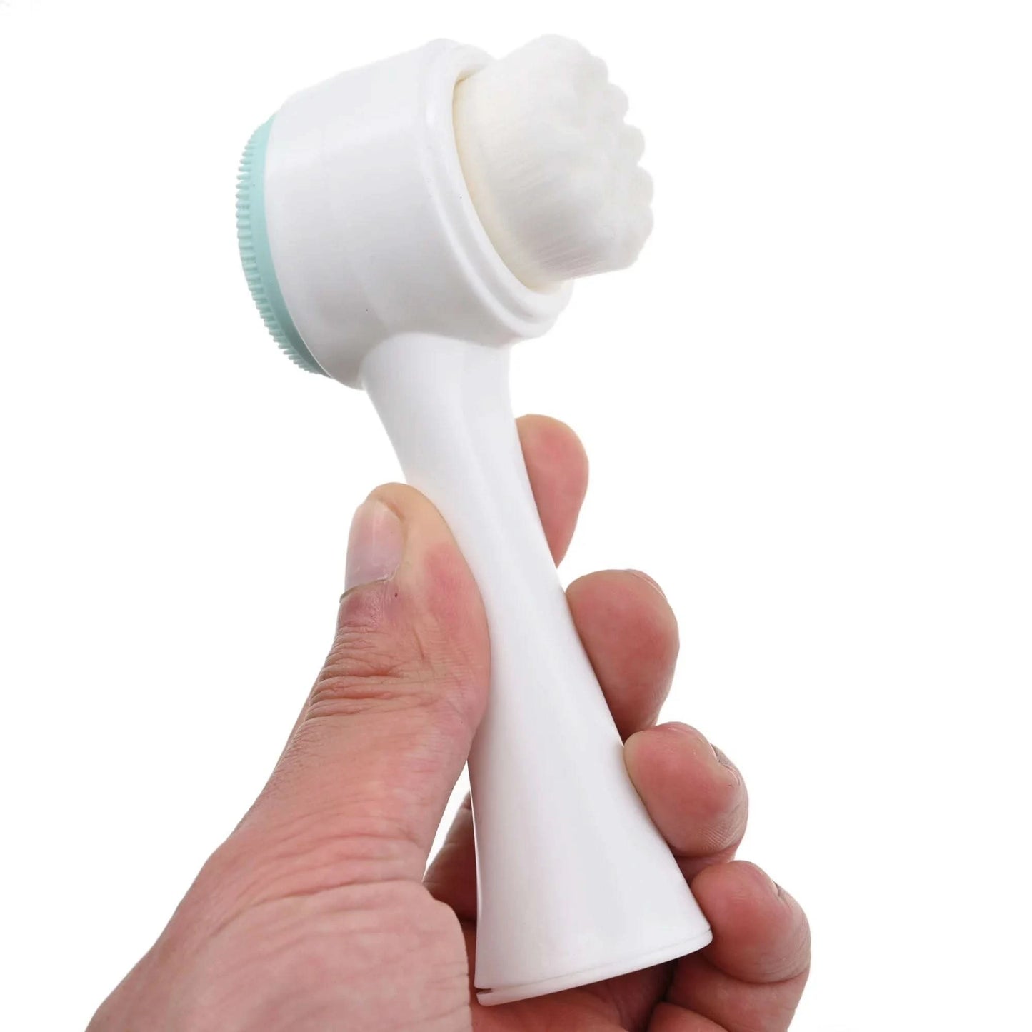 3D Bilateral Silicone Facial Cleanser Manual Massage Facial Brush Soft Bristles Silicone Double-Sided Face Brush Cleaning Tools - M & M Global