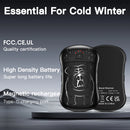 Hand Warmers Rechargeable 2 Pack Strong Magnetic 18Hrs Longer Heating Portable Pocket-Sized Hand Warmer 6000mAh USB Hot Heater