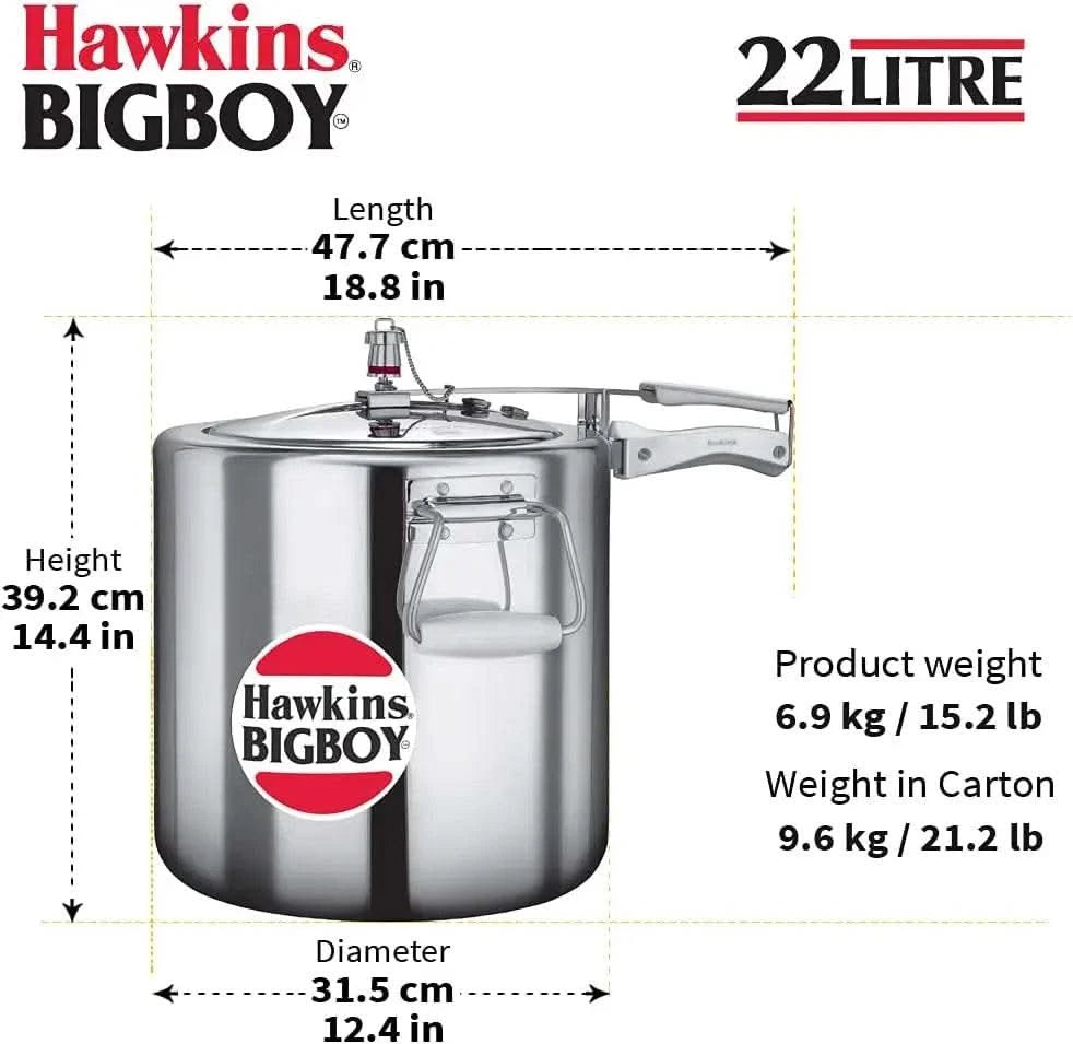 Bigboy Aluminium Pressure Cooker - M & M Global