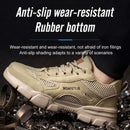 Men Work Sneakers Protective Shoes Safety Industrial Puncture-Proof Anti-smash Steel Toe Shoes Breathable Construction Work Shoe