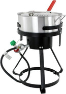 FFPA105 Fish and Wing Fryer, Silver - M & M Global