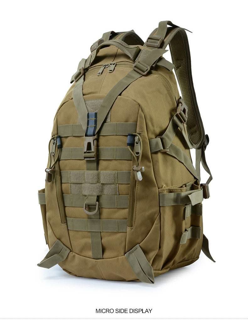 40L Tactical Backpack for Men Camping Hiking Backpacks Reflective Outdoor Travel Bags Survival Molle Climbing Rucksack Bag - M & M Global