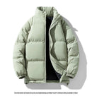 Winter Parka Men Brown Thick Warm Jackets Big Size Oversize Cotton Padded Windbreaker Outwear Waterproof Loose Coats