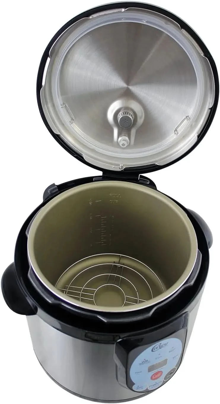 CAREY DPC-9SS Smart Electric Pressure Cooker and Canner, Stainless Steel, 9.5 Qt - M & M Global