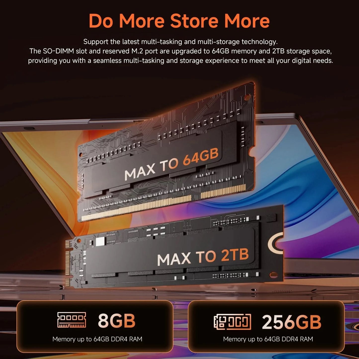 14 Inch Business Laptop Notebook PC CPU AMD3020E 8GB RAM 256GB SSD Storage Windows 11 Fingerprint Recognition Backlit Keyboard