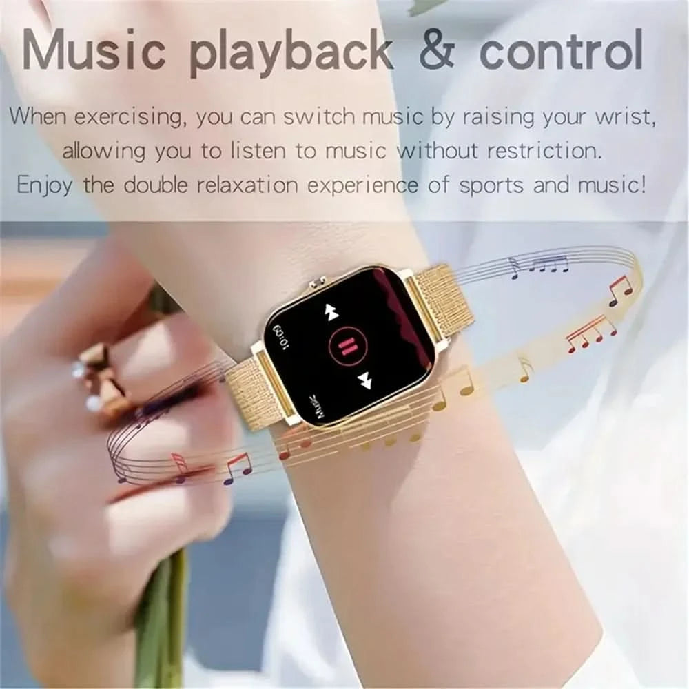 KESHUYOU 2025 New Smart Watch Bluetooth Talking Blood Oxygen/Blood Pressure Monitor Smart Watch for Women Men Holiday Gift - M & M Global