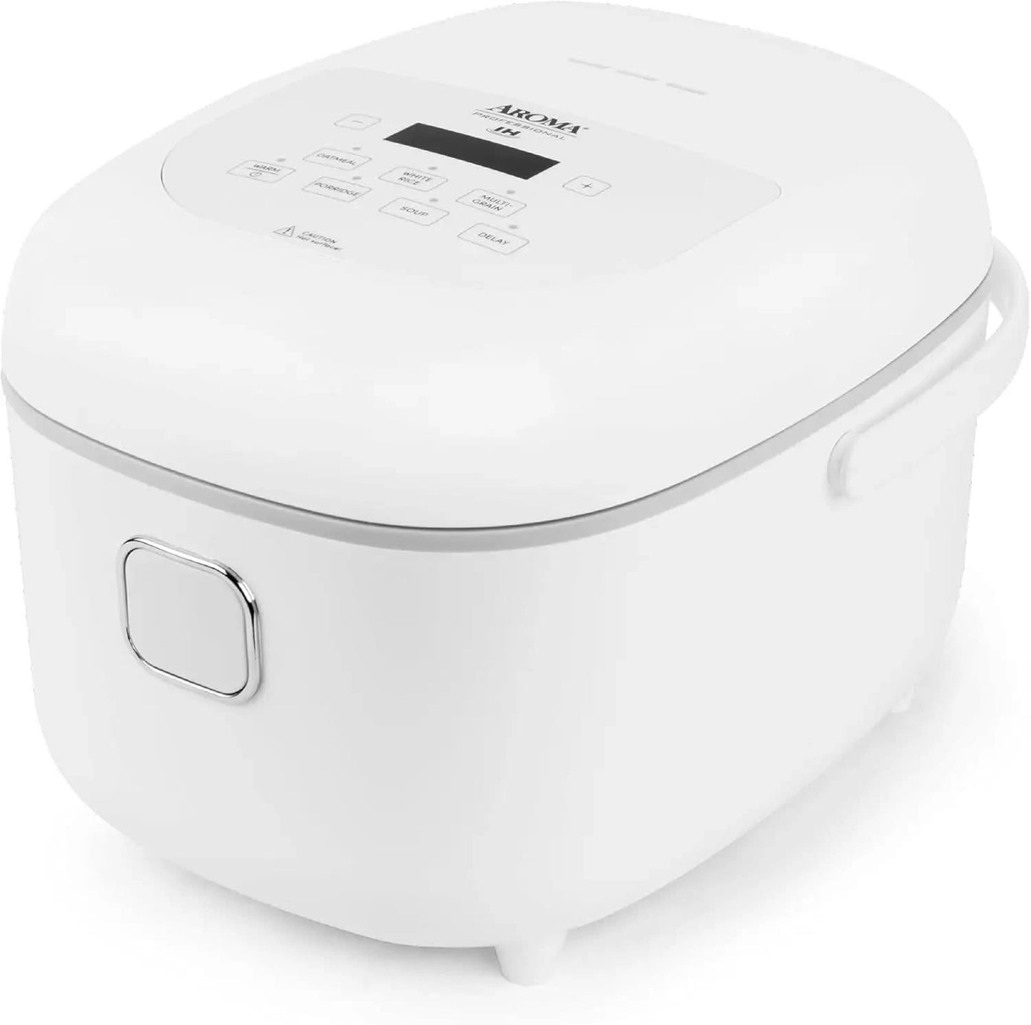 Housewares Professional 8-Cups (Cooked) / 2Qt. 360° Induction Rice Cooker & Multicooker (ARC-7604), White - M & M Global
