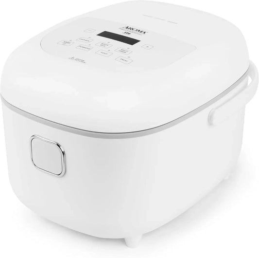 Housewares Professional 8-Cups (Cooked) / 2Qt. 360° Induction Rice Cooker & Multicooker (ARC-7604), White - M & M Global