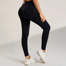 Yoga Pants Lightweight Four-Way Stretch Solid Athleisure Leggings High Waist Plus Size Gym Tight Pants