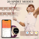 smart Watches for Women for Android and for iPhone Full Touch Screen Watch 100+ Sports Mode Fitness Tracker Watch