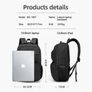 BANGE Large Capacity Men Backpacks for 15.6 Laptop Business Travel Women Backpack Waterproof School Bags with Mesh Side Pockets - M & M Global