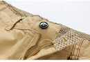 New Summer Men Cotton Cargo Shorts Men Fashion Breeche Bermuda Beach Jogger Shorts Men Tactical Casual Shorts Male Dropshipping