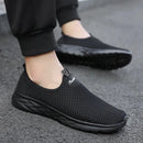 YRZL Mesh Loafers Men Casual Shoes Summer Lightweight Outdoor Male Walking Shoes Anti-slip Comfortable Slip on Loafers for Men - M & M Global