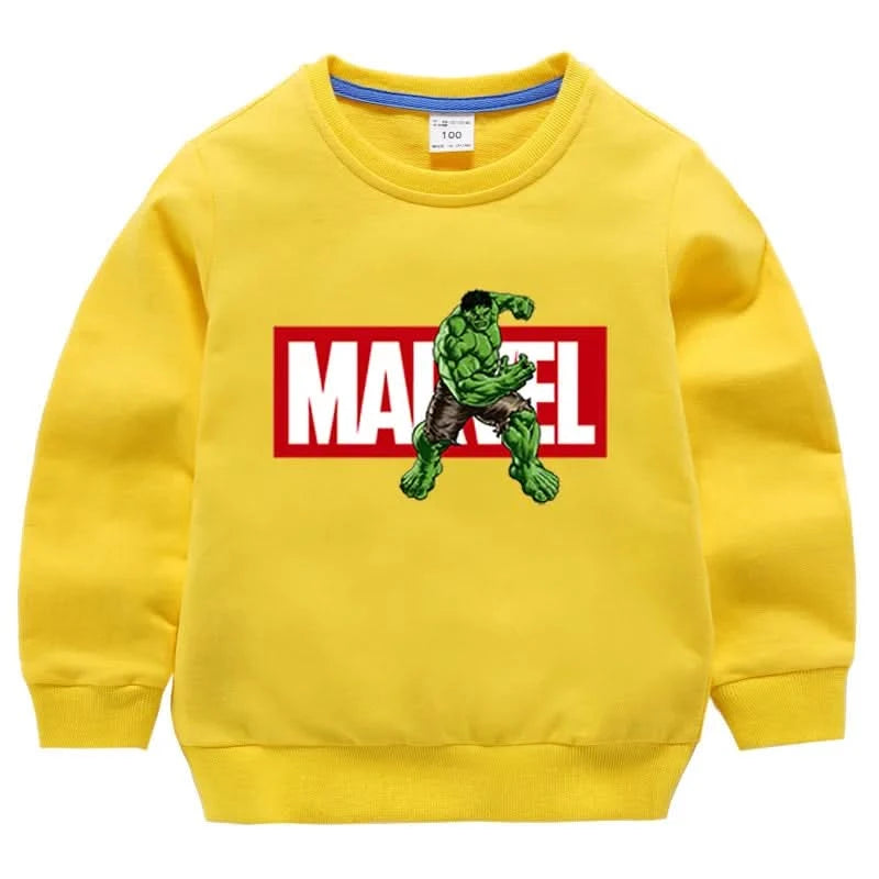 Hot Toys New Spring Autumn New Boys Cartoon Sweaters Children's Clothing Long Sleeve Knitwear Kids Jumper Top Outer Wear - M & M Global