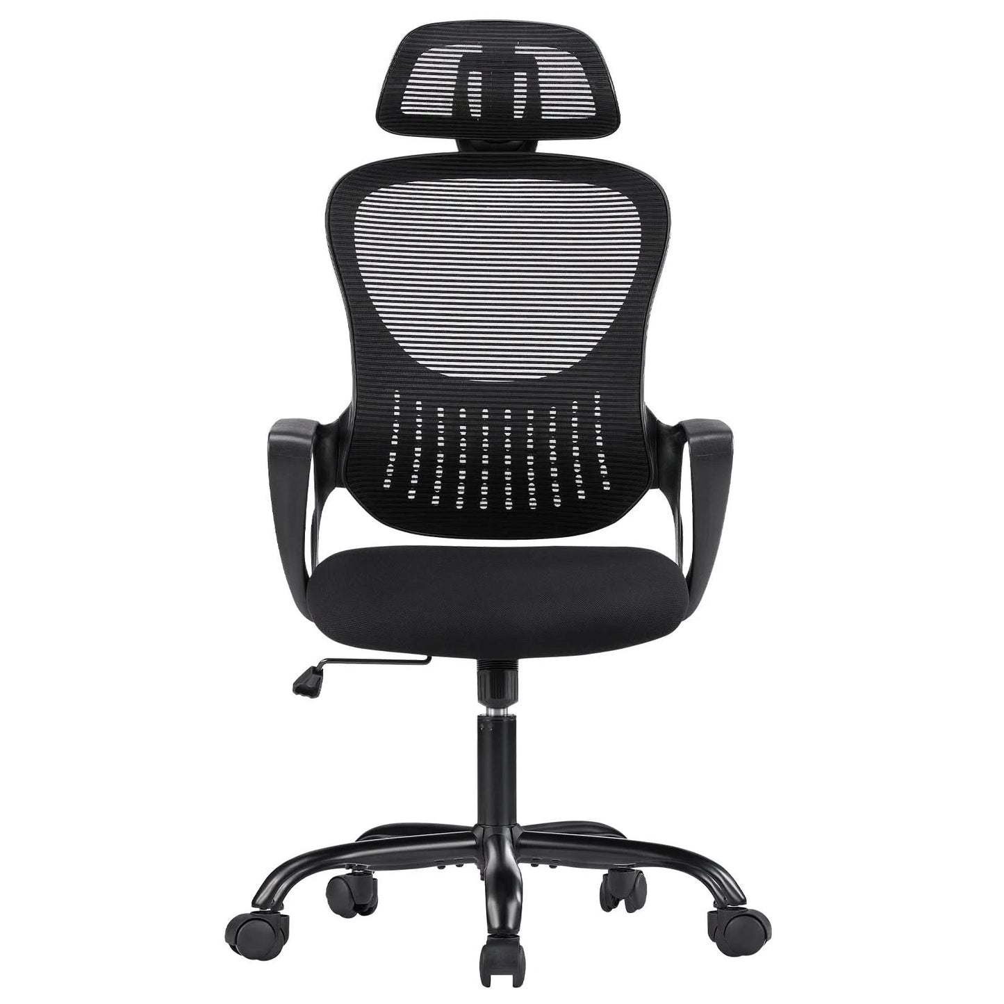 JHK Ergonomic Mesh Fixed Armrest Living Room Rocking Gaming Chair Adjustable Headrests Comfortable Lumbar Support For Home