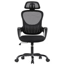 JHK Ergonomic Mesh Fixed Armrest Living Room Rocking Gaming Chair Adjustable Headrests Comfortable Lumbar Support For Home