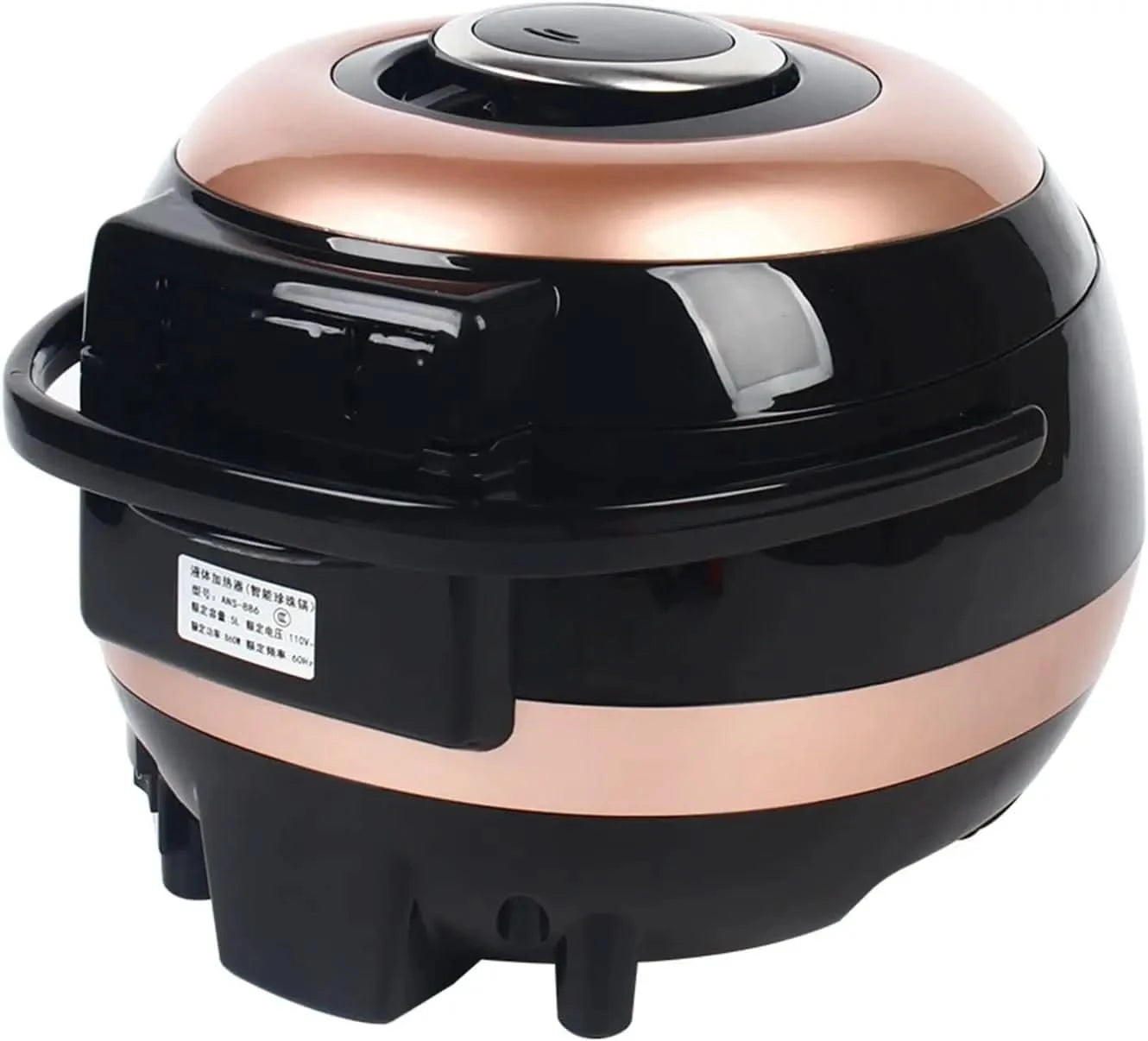 Commercial Fully Automatic Pearl Pot Black Tapioca Cooker Pearl Maker 5L, Touchscreen 110V, for Boba Tea & Bubble Tea & Milk Tea - M & M Global