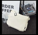 Collage Student School Bags Women&Men Unisex Crossbody Bags Multipockets Messenger Bag Simple Nylon Shoulder Bag - M & M Global