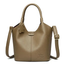 Soft Leather Handbags for Women Vintage Shoulder Bag Luxury Designer Ladies Large Capacity Bags Sac A Main - M & M Global