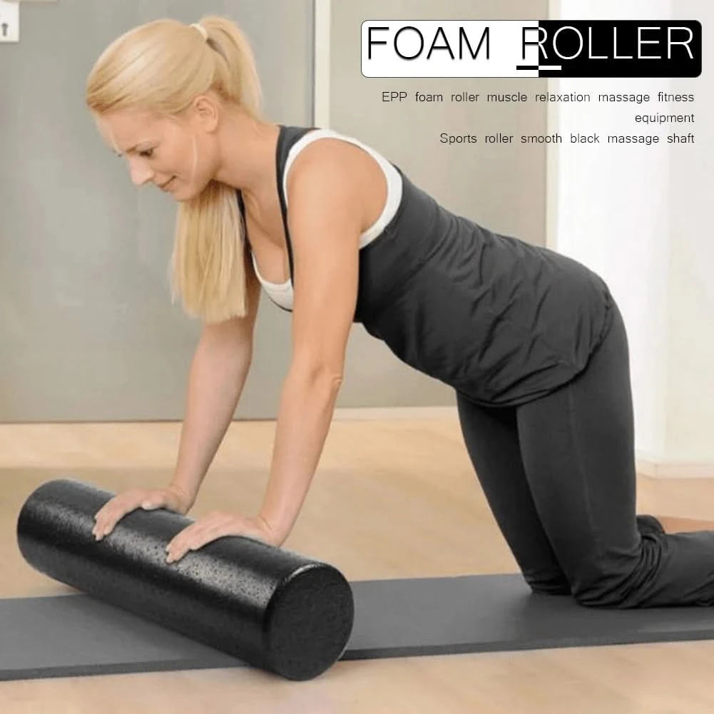 EPP Yoga Pilates Foam Roller 30/45cm Fitness Equipment Massage Roller Body Exercise Training Gym Back Roller for Women Men Gifts - M & M Global