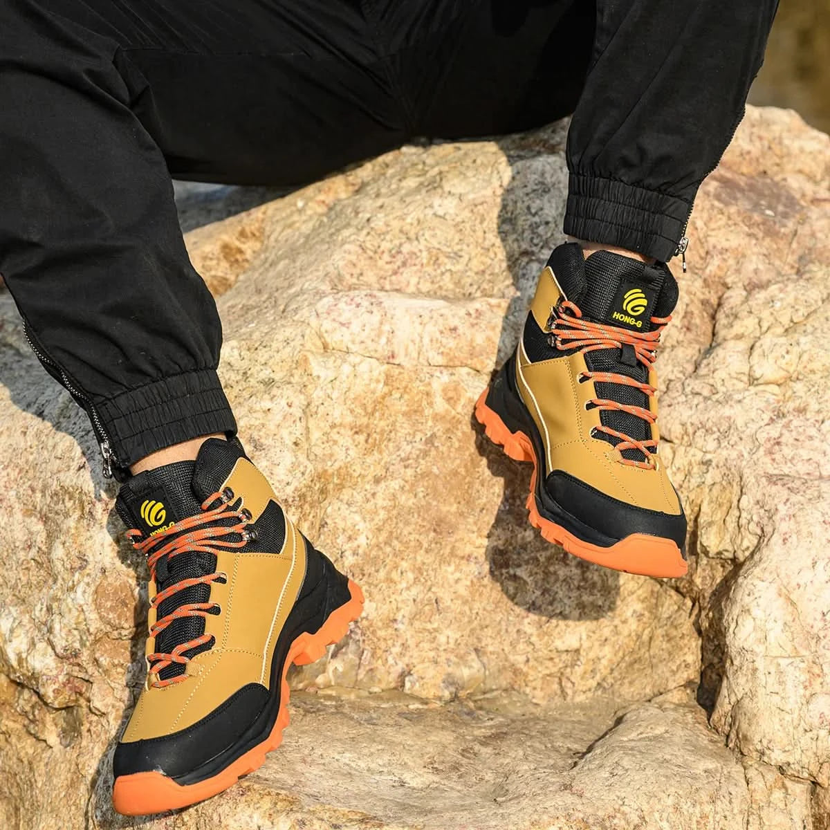Safety Shoes Men Work Sneakers Indestructible Shoes Anti-smash Puncture-Proof Protective Shoes Steel Toe Construction Work Boots