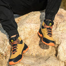 Safety Shoes Men Work Sneakers Indestructible Shoes Anti-smash Puncture-Proof Protective Shoes Steel Toe Construction Work Boots