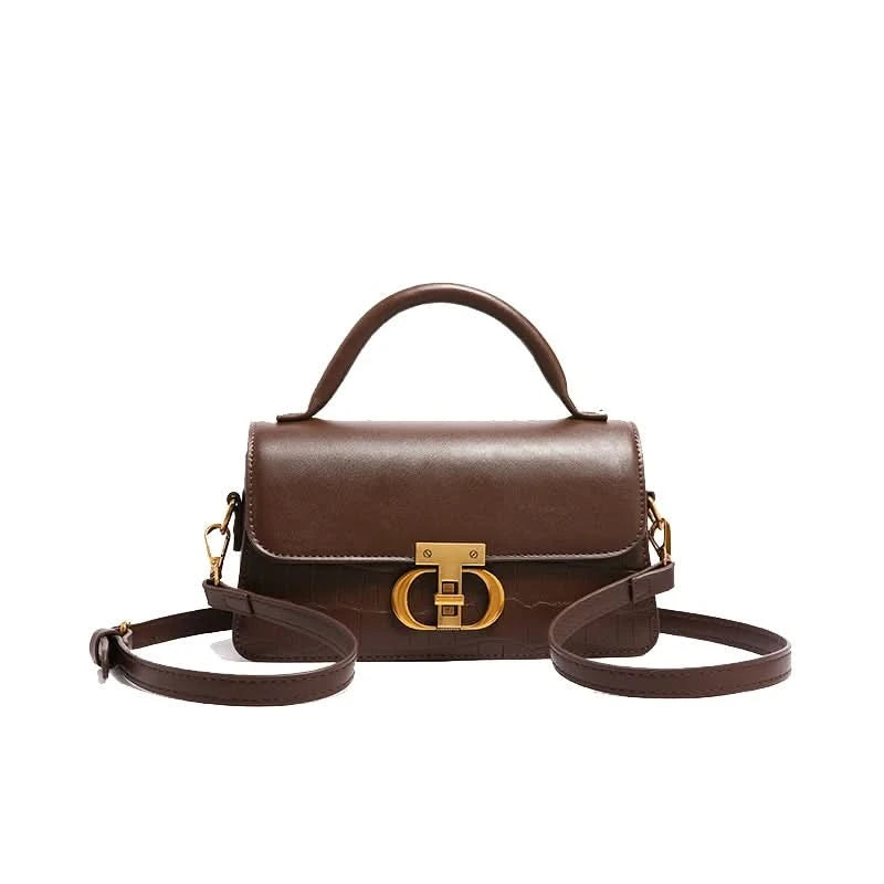 Small Leather Armpit Bags for Women, Chain Shoulder, Crossbody Bag, Ladies Vintage Underarm Handbags, Summer - M & M Global