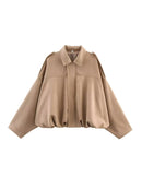 Women Green Suede Jacket 2026 New Spring Fashion Long Sleeve Zipper Oversize Bomber Jackets Chic Female Street Casual Coats ﻿