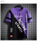 Short Sleeved T-shirt for Men's Summer New Trendy Brand Slim Fit Round Neck Men's Half Sleeved T-shirt Upper Garment - M & M Global