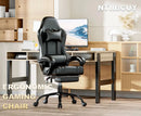 Ergonomic Gaming Chair Recliner, PU Leather Racing Game Chairs for Adults, Executive Office Chair Gamer Chair with Massager