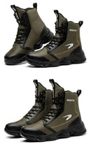 Fashionable breathable anti-smash and anti-puncture safety shoes