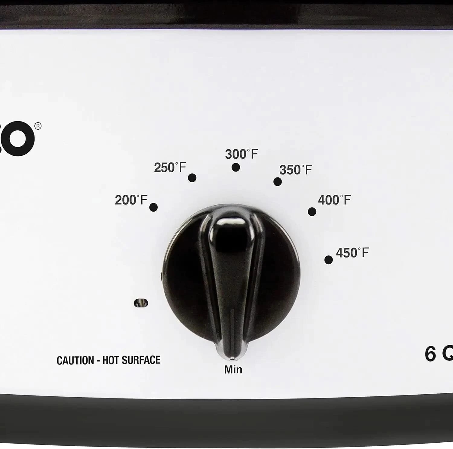 4816-14 Porcelain Roaster Oven, 6 quart, White - M & M Global