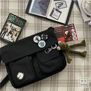 Japanese Harajuku Cute Retro Girl Messenger Shoulder Bag Canvas Student School Female Anime double messenger bag - M & M Global