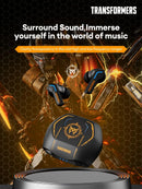 Ship From US Transformers TF-T06 Bluetooth Earphones Gaming Headset Low Latency with Mic Headphones HD Call Wireless Earbuds