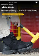 Work Boots Indestructible Safety Shoes Men Steel Toe Shoes Puncture-Proof Sneakers Male Footwear Shoes Women Non Slip Work Shoes